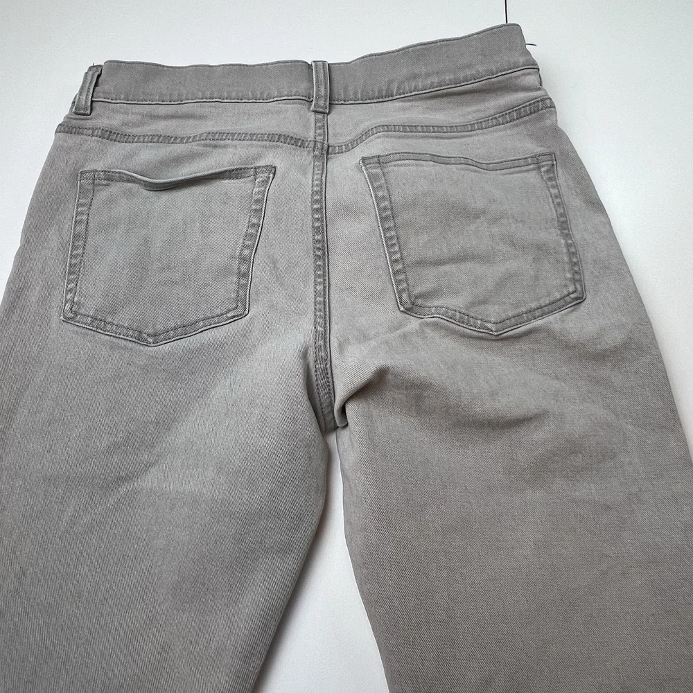 COS Slim Mid Rise Slim Leg Jeans - Light Grey Tagged 30x32